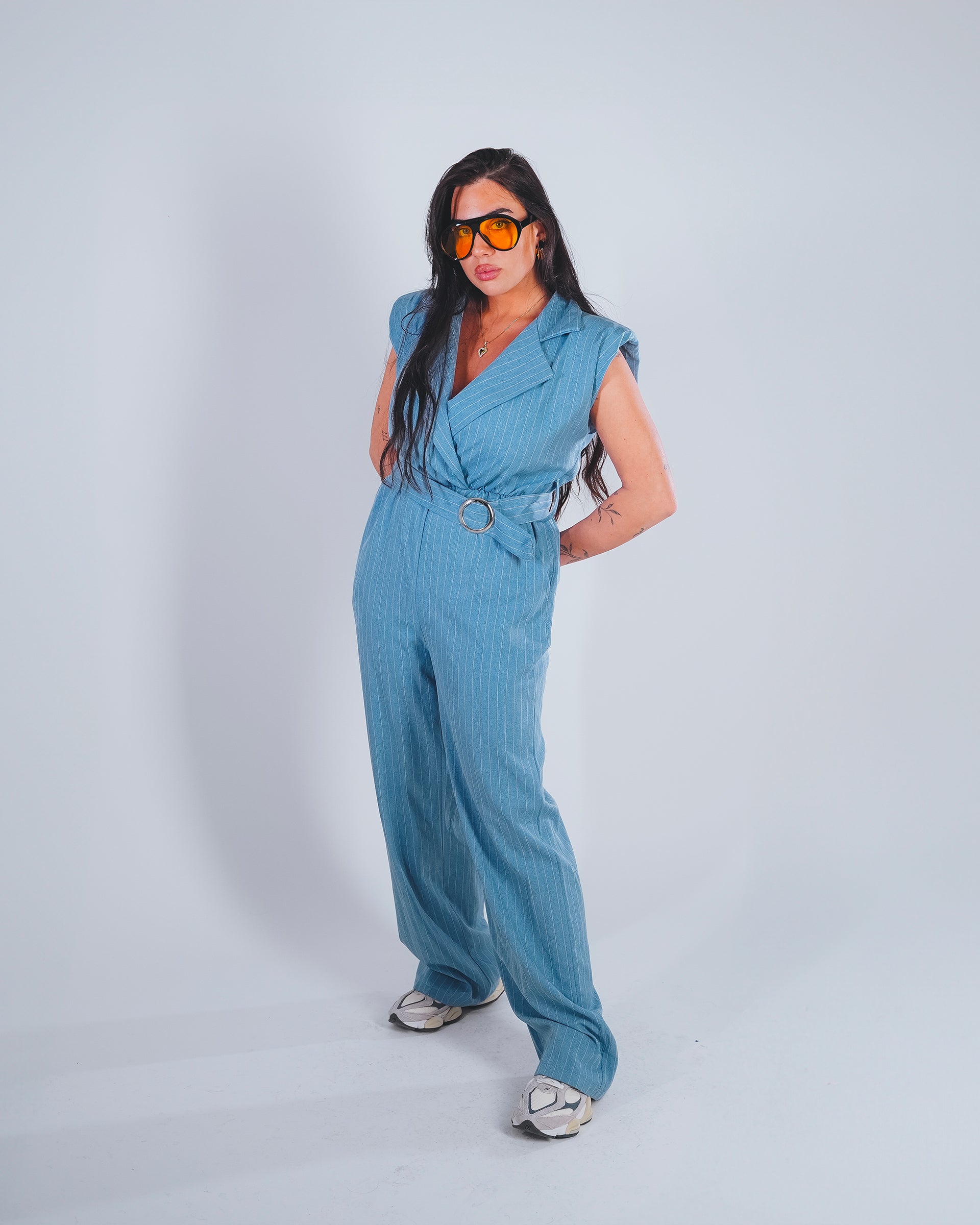 Jumpsuit Lavagna Gessato