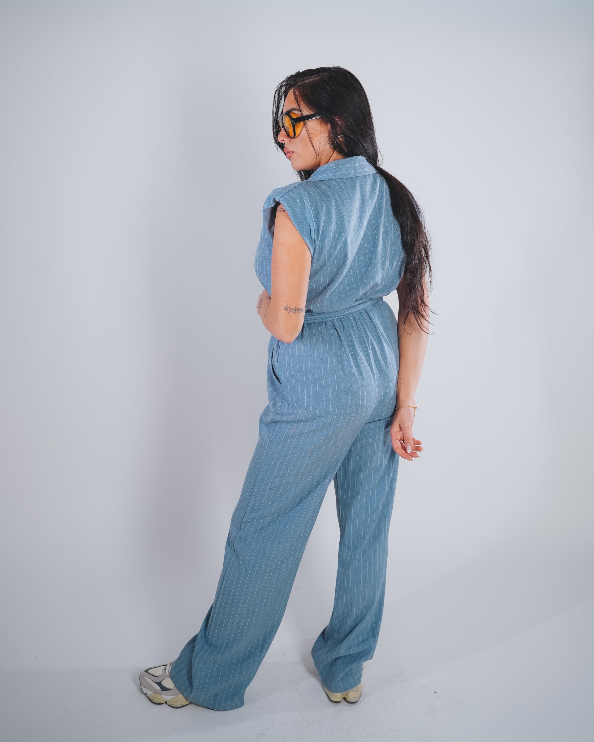 Jumpsuit Lavagna Gessato